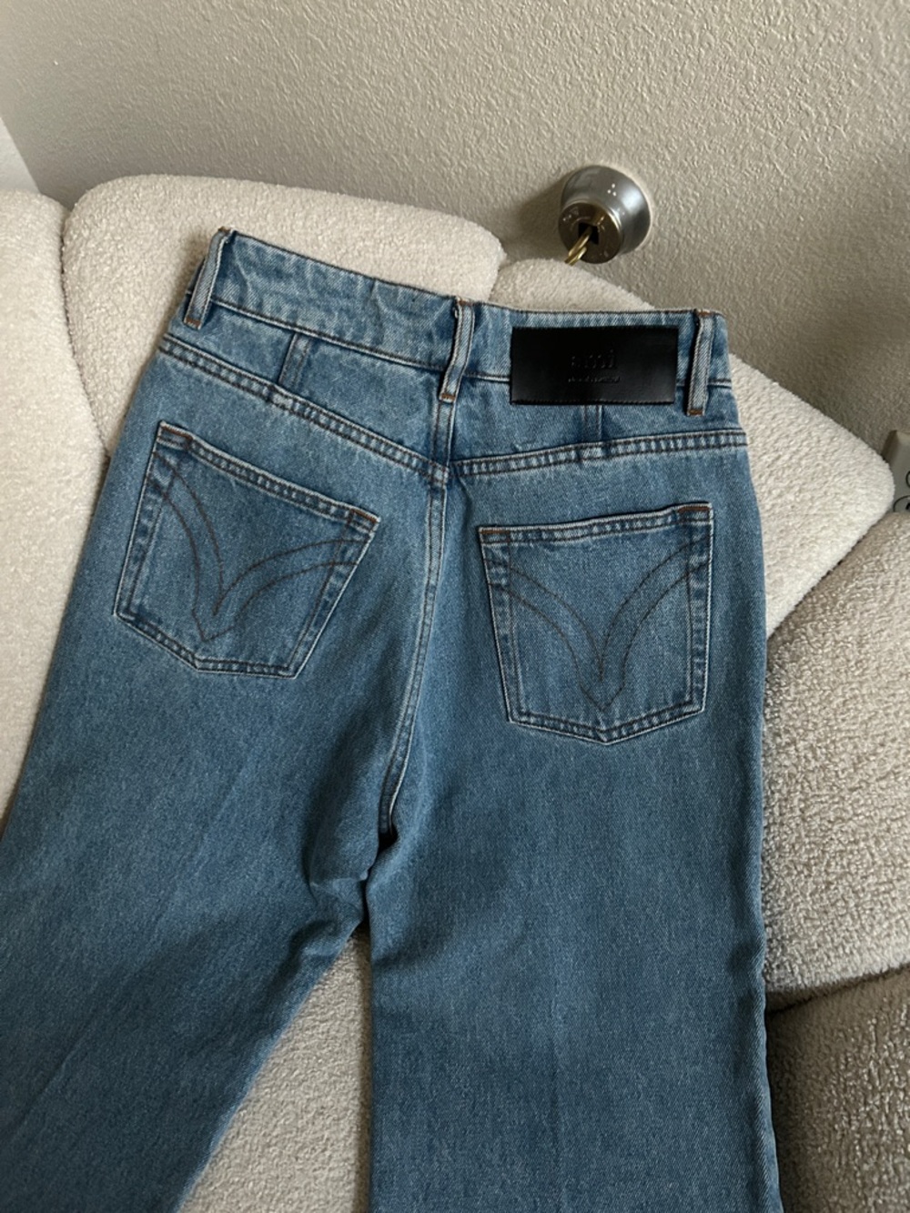 Wide Leg Blue Jeans - Unbranded - Picture 5 of 6